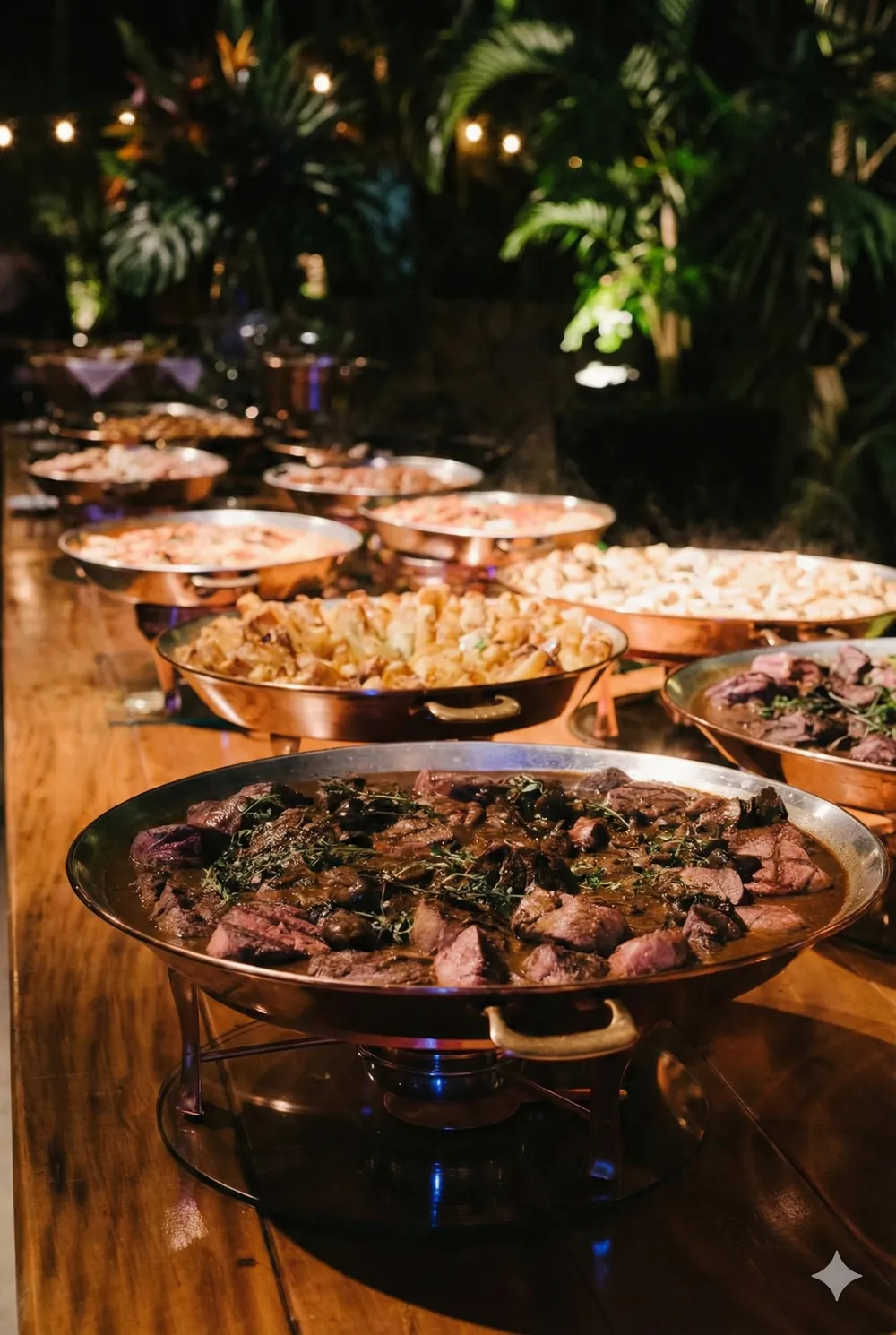 Serviço de Buffet em Rechaud