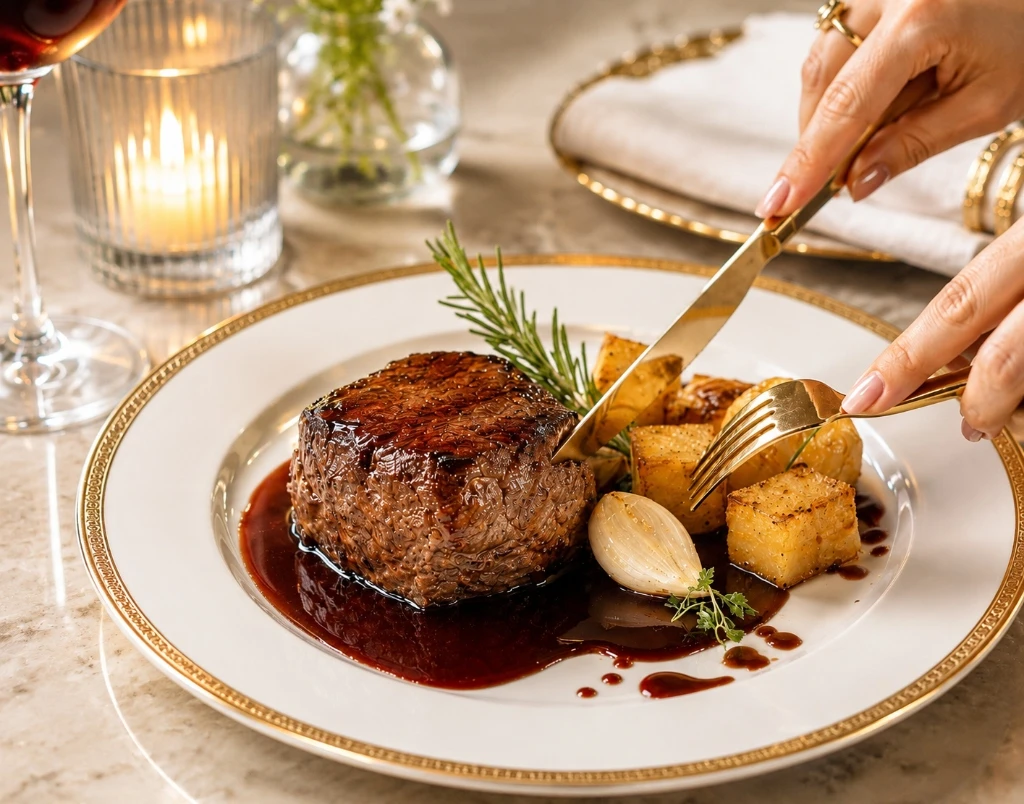 Filé Mignon ao Molho de Vinho